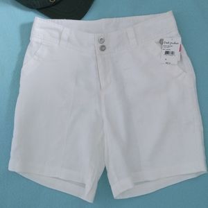 Fresh produce high waist linen shorts